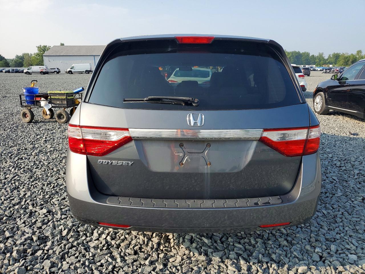 2011 Honda Odyssey Ex Gray vin: 5FNRL5H42BB069618