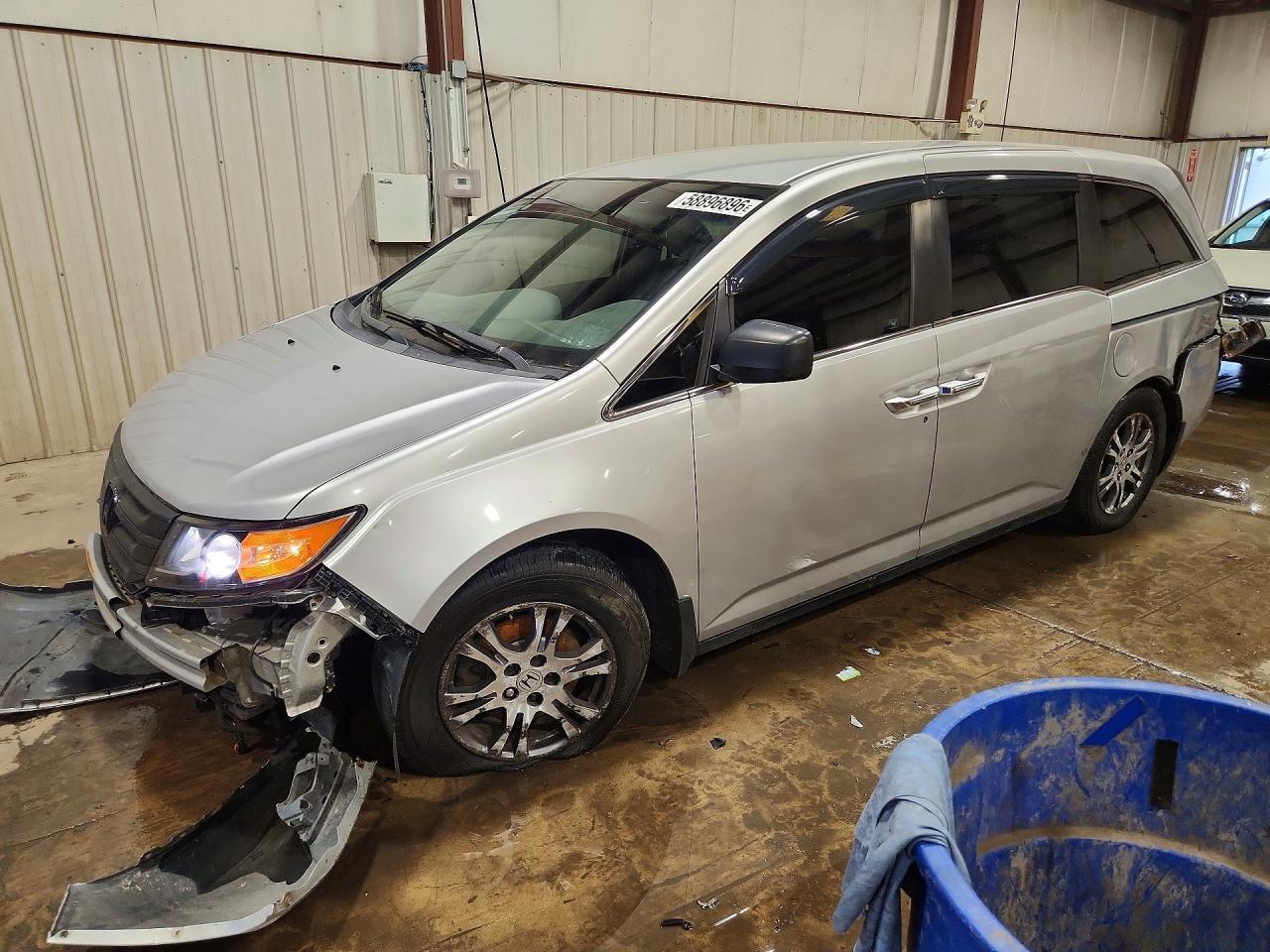 2012 Honda Odyssey Ex Silver vin: 5FNRL5H42CB014894
