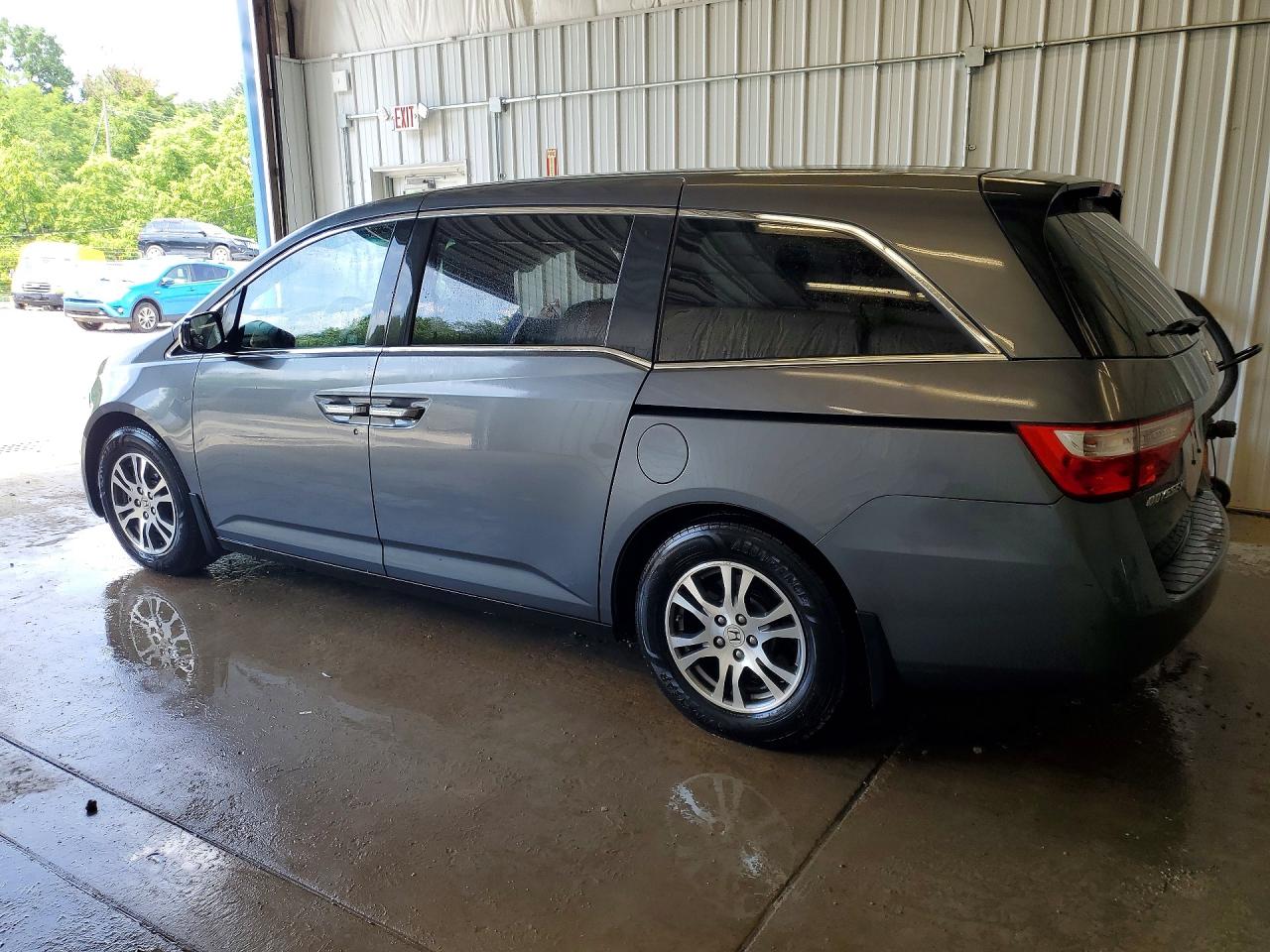 2012 Honda Odyssey Ex Gray vin: 5FNRL5H42CB021974