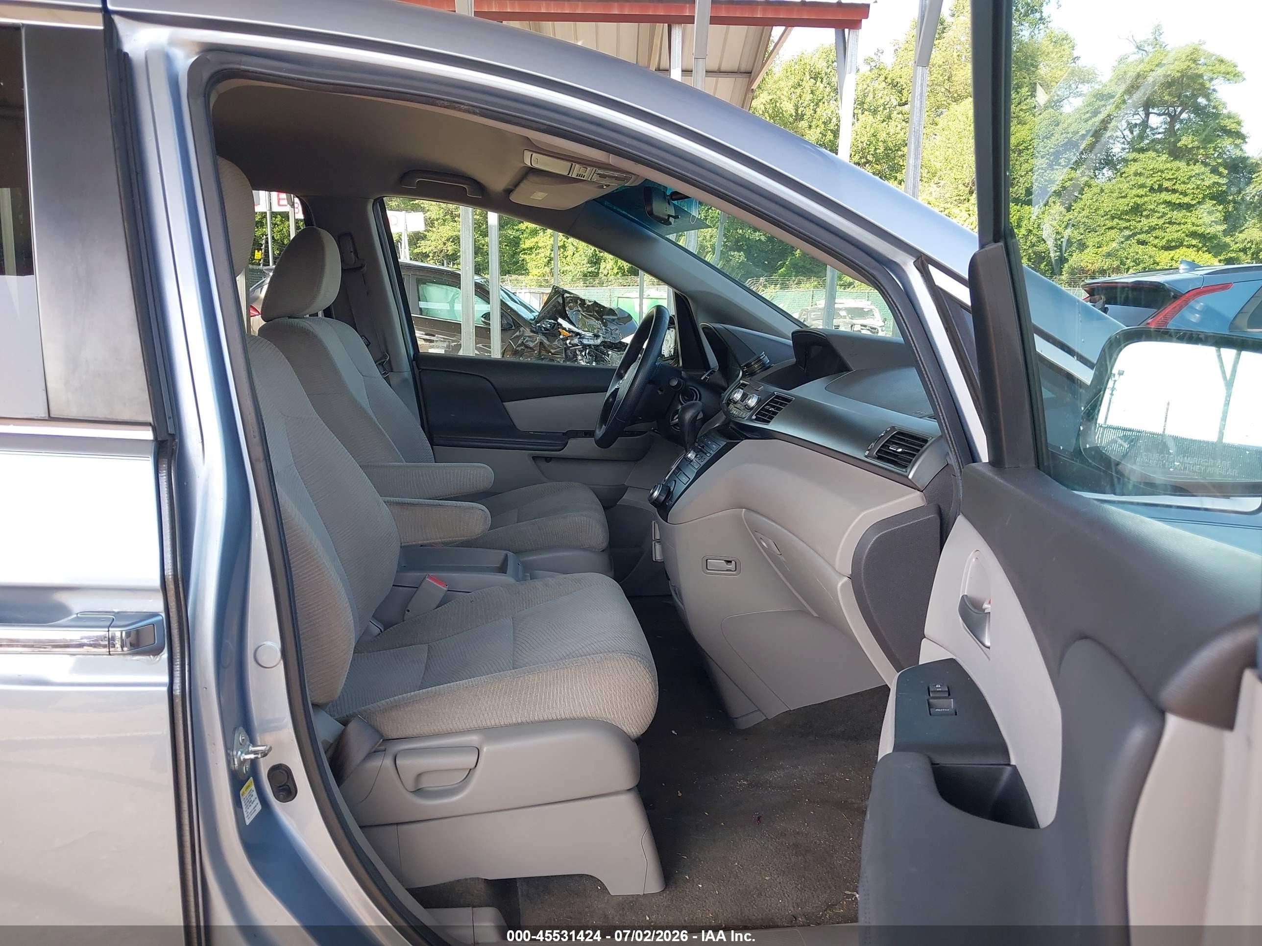 2012 Honda Odyssey Ex Light Blue vin: 5FNRL5H42CB041481