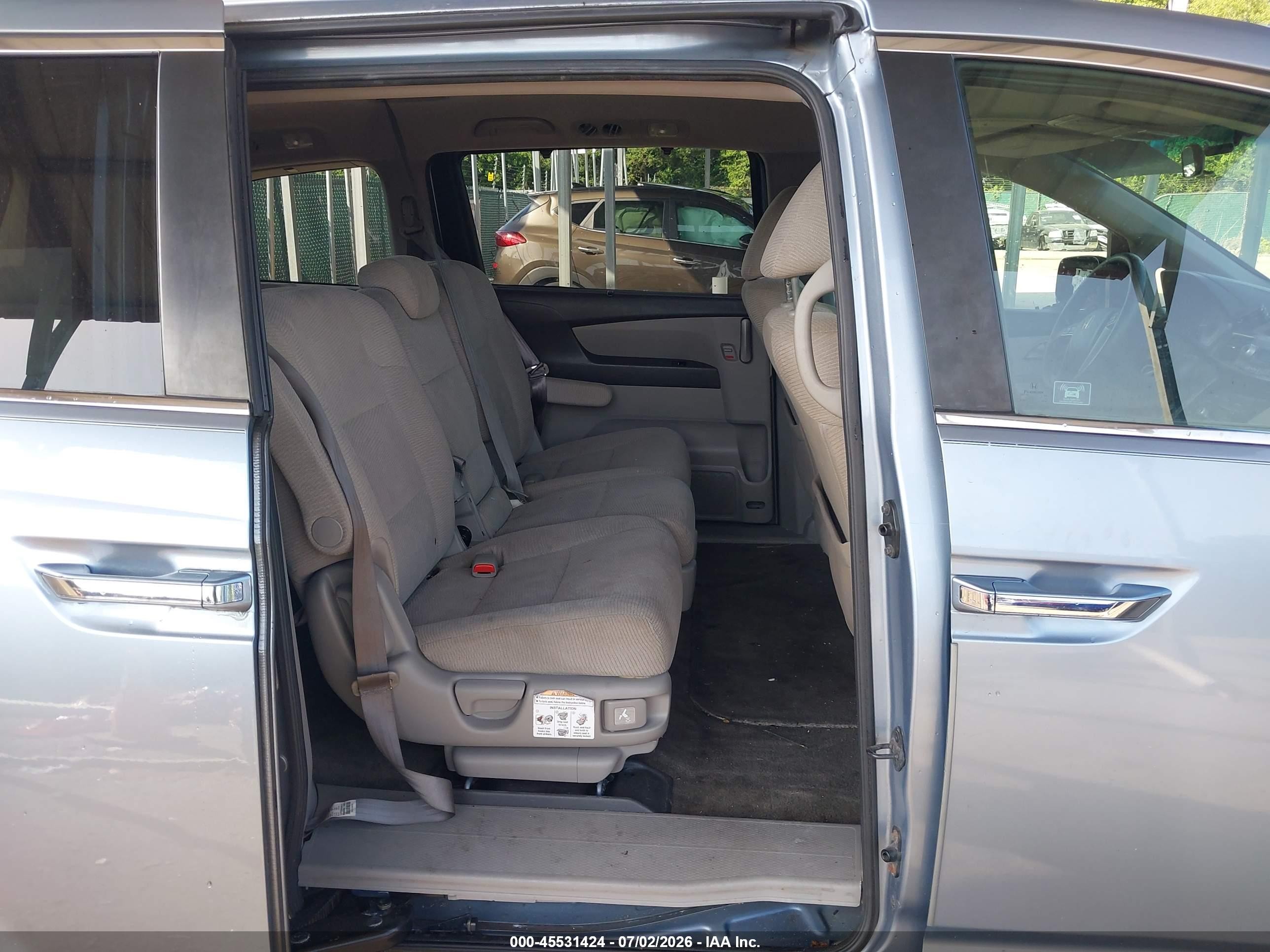 2012 Honda Odyssey Ex Light Blue vin: 5FNRL5H42CB041481