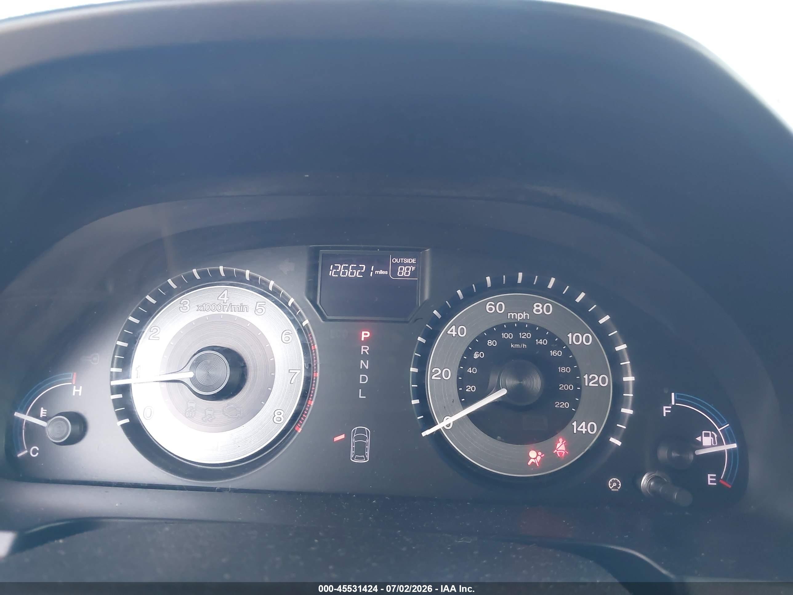 2012 Honda Odyssey Ex Light Blue vin: 5FNRL5H42CB041481