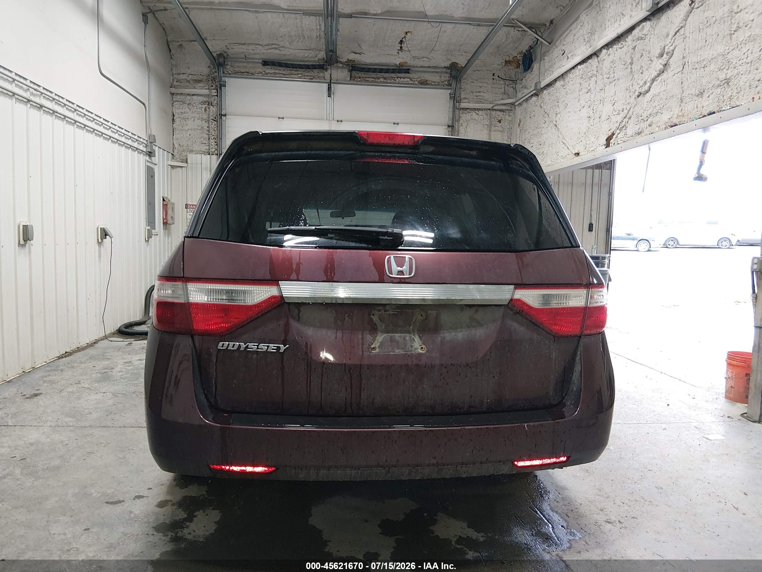 2012 Honda Odyssey Ex Red vin: 5FNRL5H42CB062542