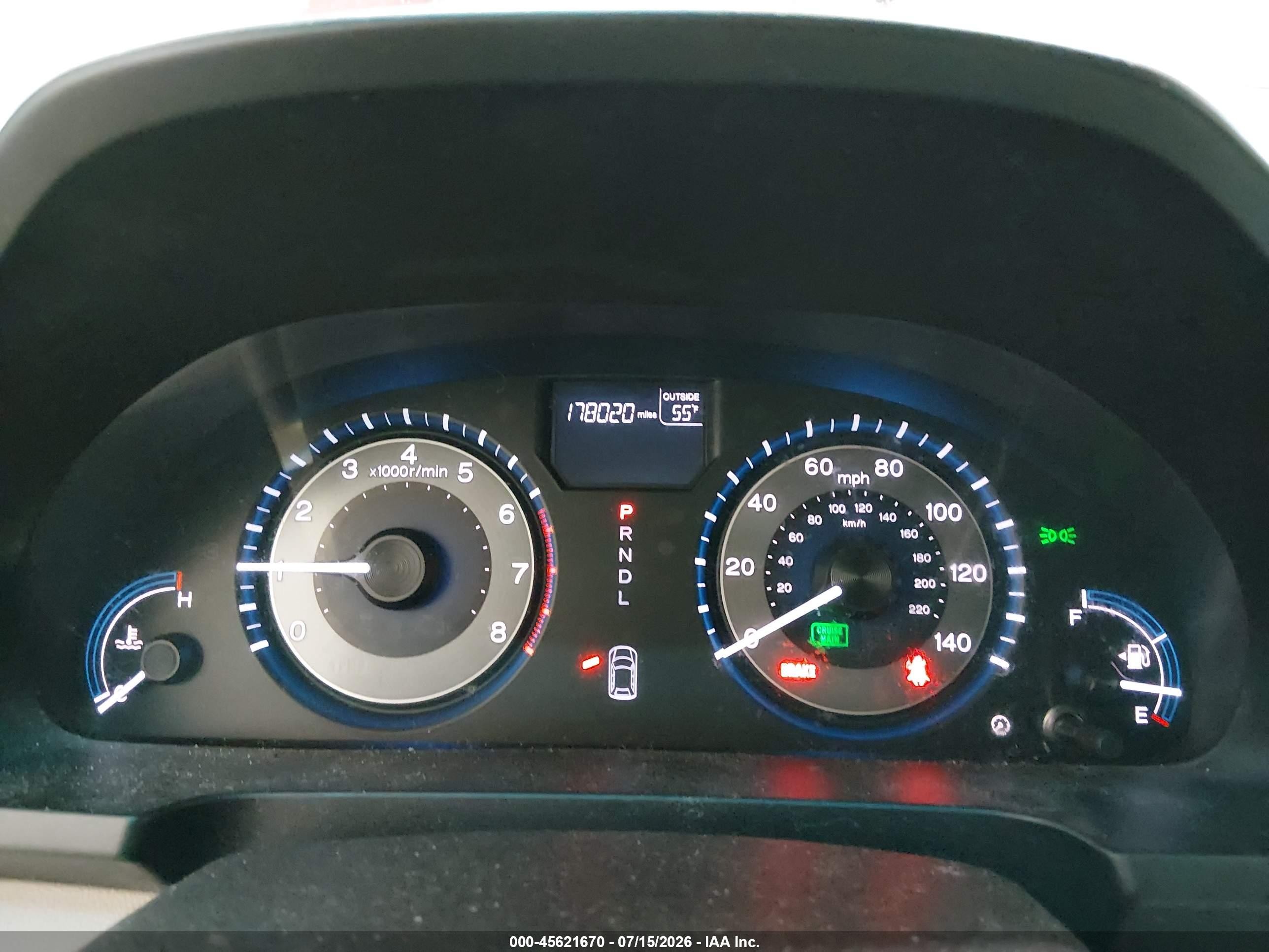 2012 Honda Odyssey Ex Red vin: 5FNRL5H42CB062542