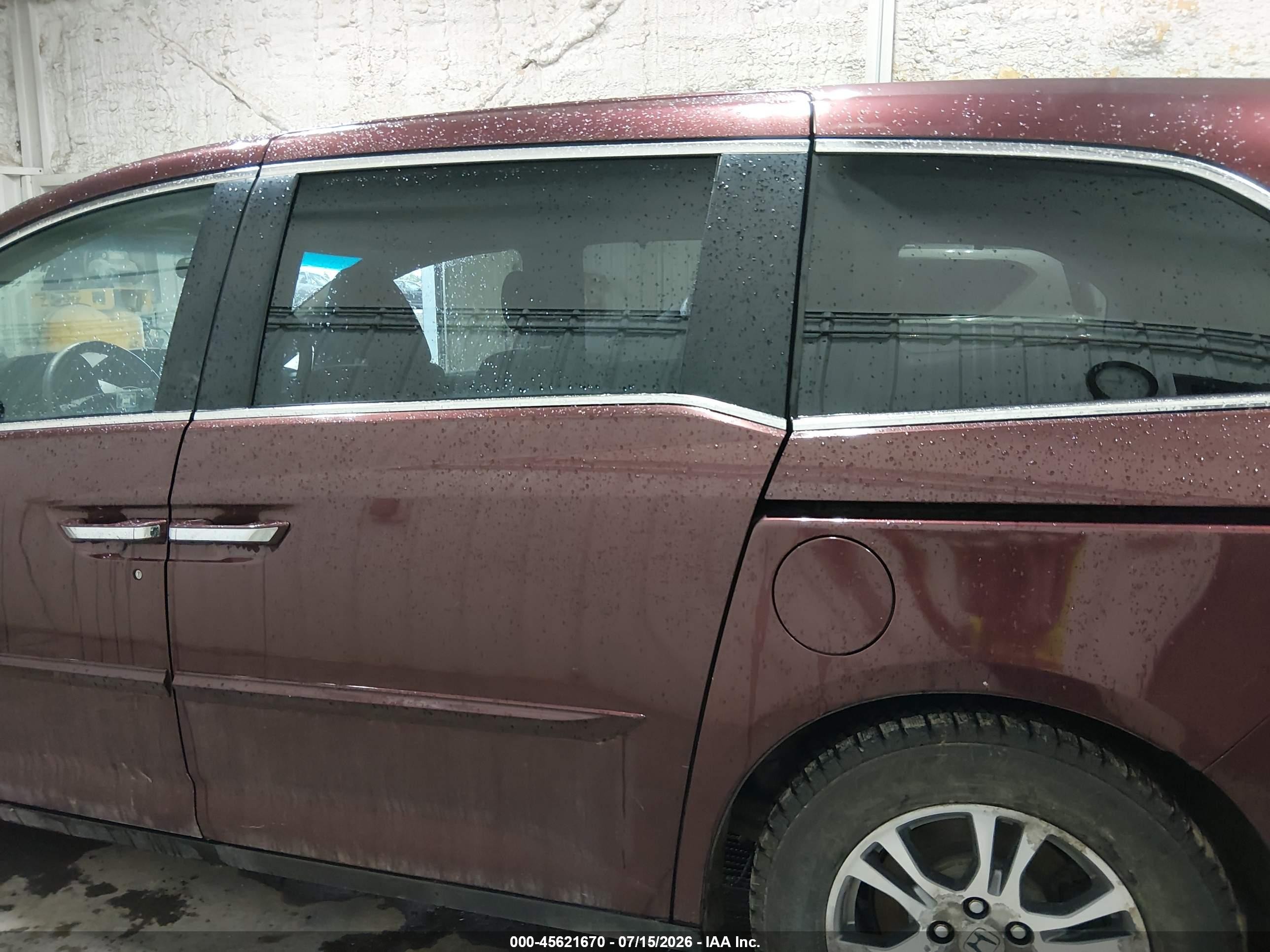2012 Honda Odyssey Ex Red vin: 5FNRL5H42CB062542
