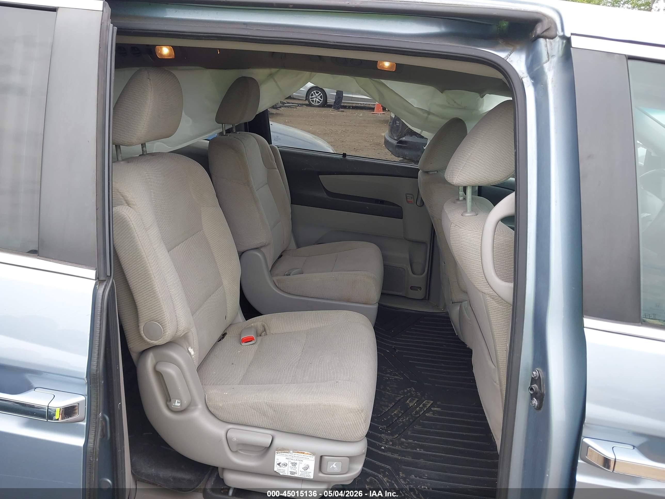 2012 Honda Odyssey Ex Light Blue vin: 5FNRL5H42CB072133