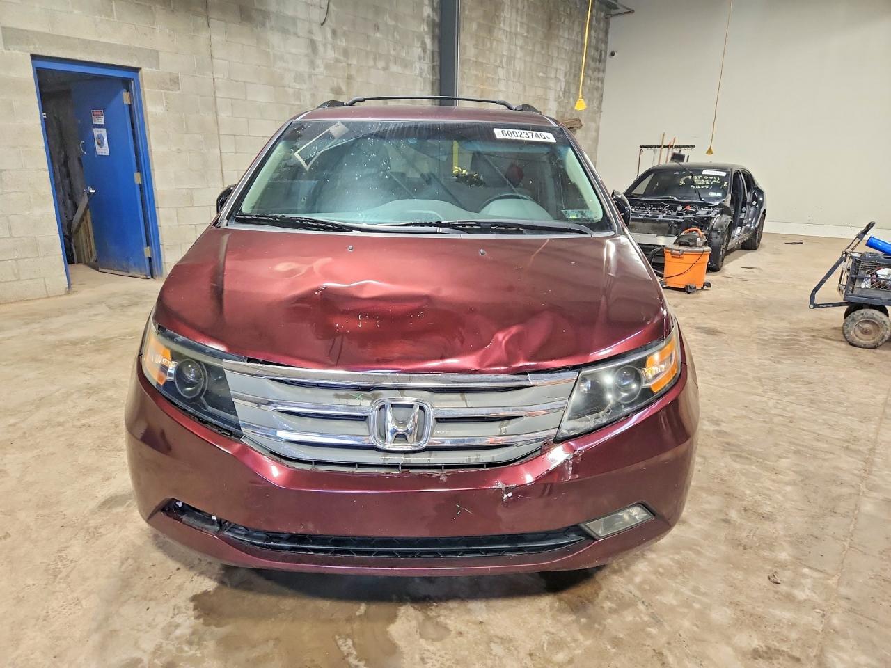2012 Honda Odyssey Ex Burgundy vin: 5FNRL5H42CB120486