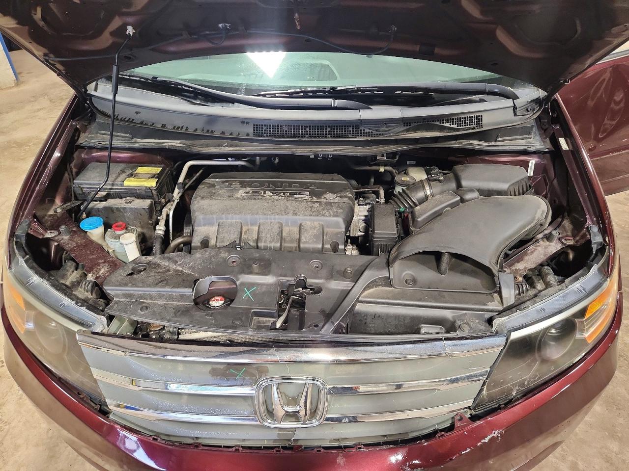 2012 Honda Odyssey Ex Burgundy vin: 5FNRL5H42CB120486