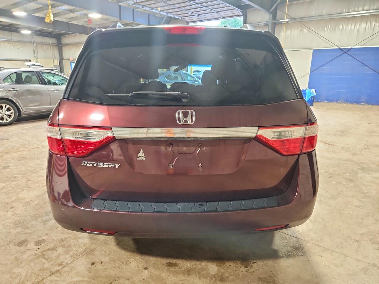 2012 Honda Odyssey Ex Burgundy vin: 5FNRL5H42CB120486