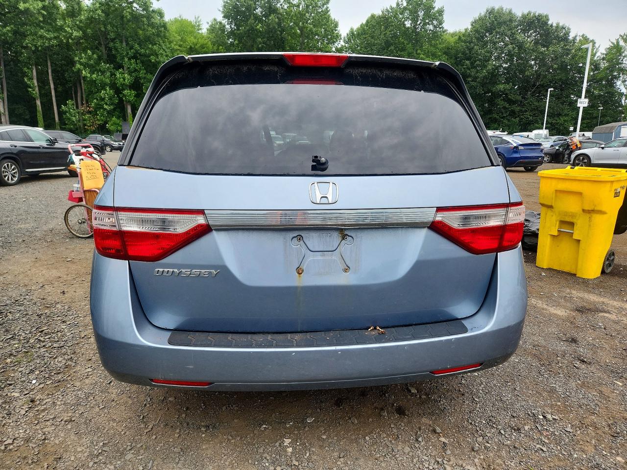 2012 Honda Odyssey Ex Blue vin: 5FNRL5H42CB130242