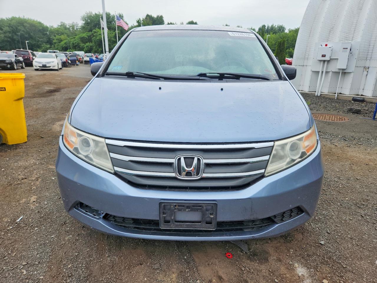 2012 Honda Odyssey Ex Blue vin: 5FNRL5H42CB130242