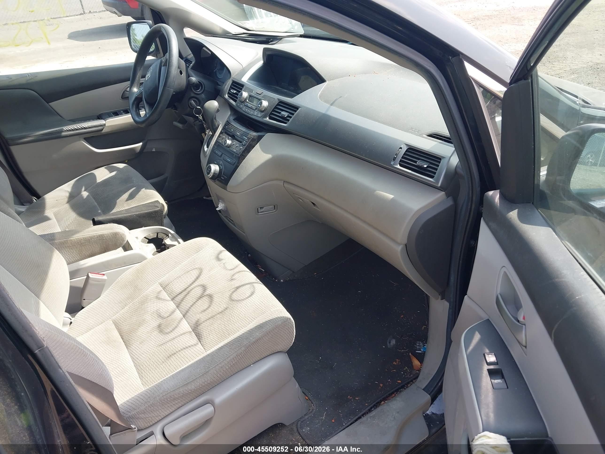 2013 Honda Odyssey Ex Black vin: 5FNRL5H42DB003427