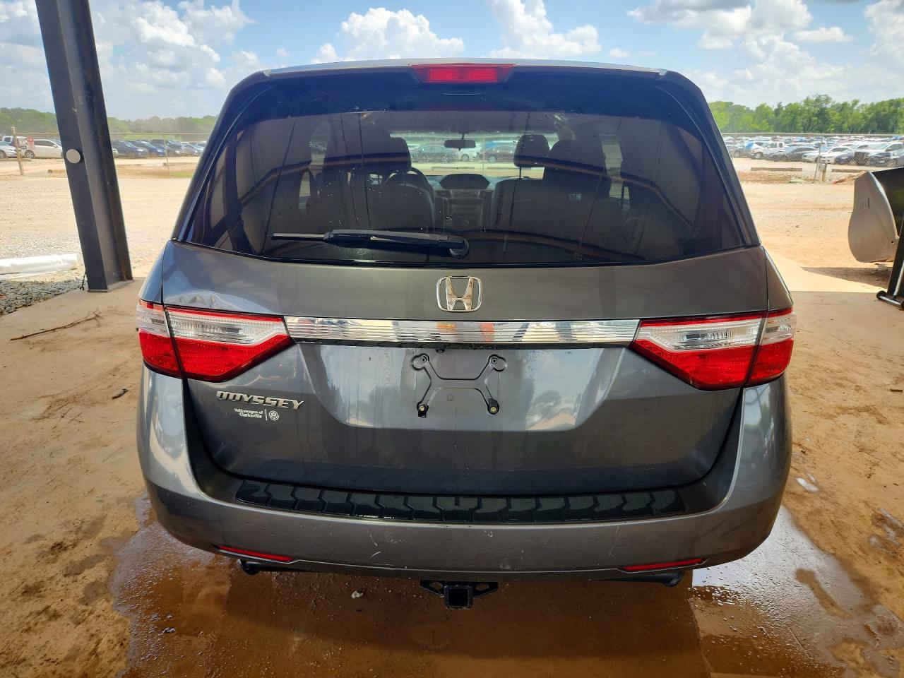 2013 Honda Odyssey Ex Gray vin: 5FNRL5H42DB051252