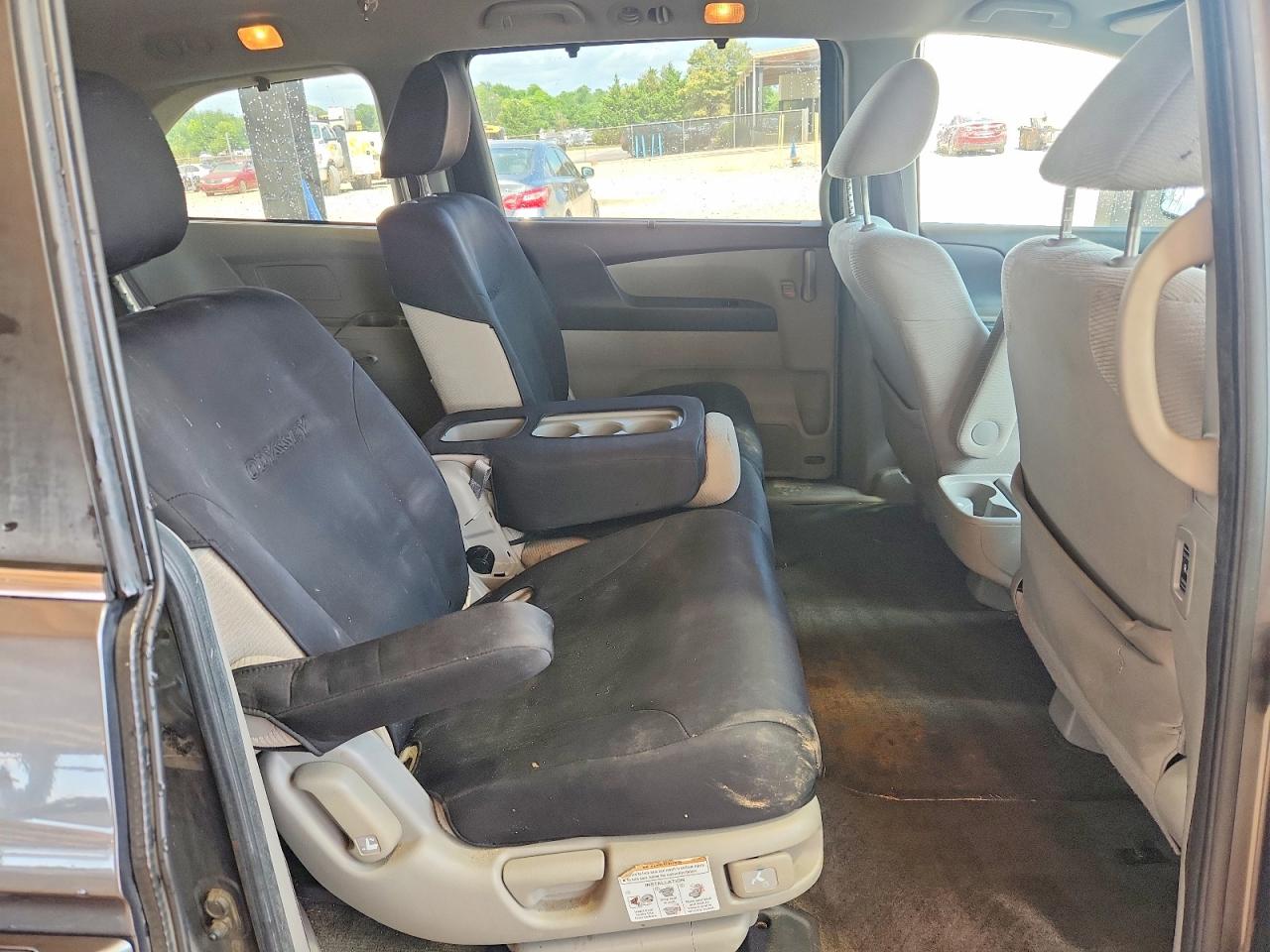 2013 Honda Odyssey Ex Gray vin: 5FNRL5H42DB051252