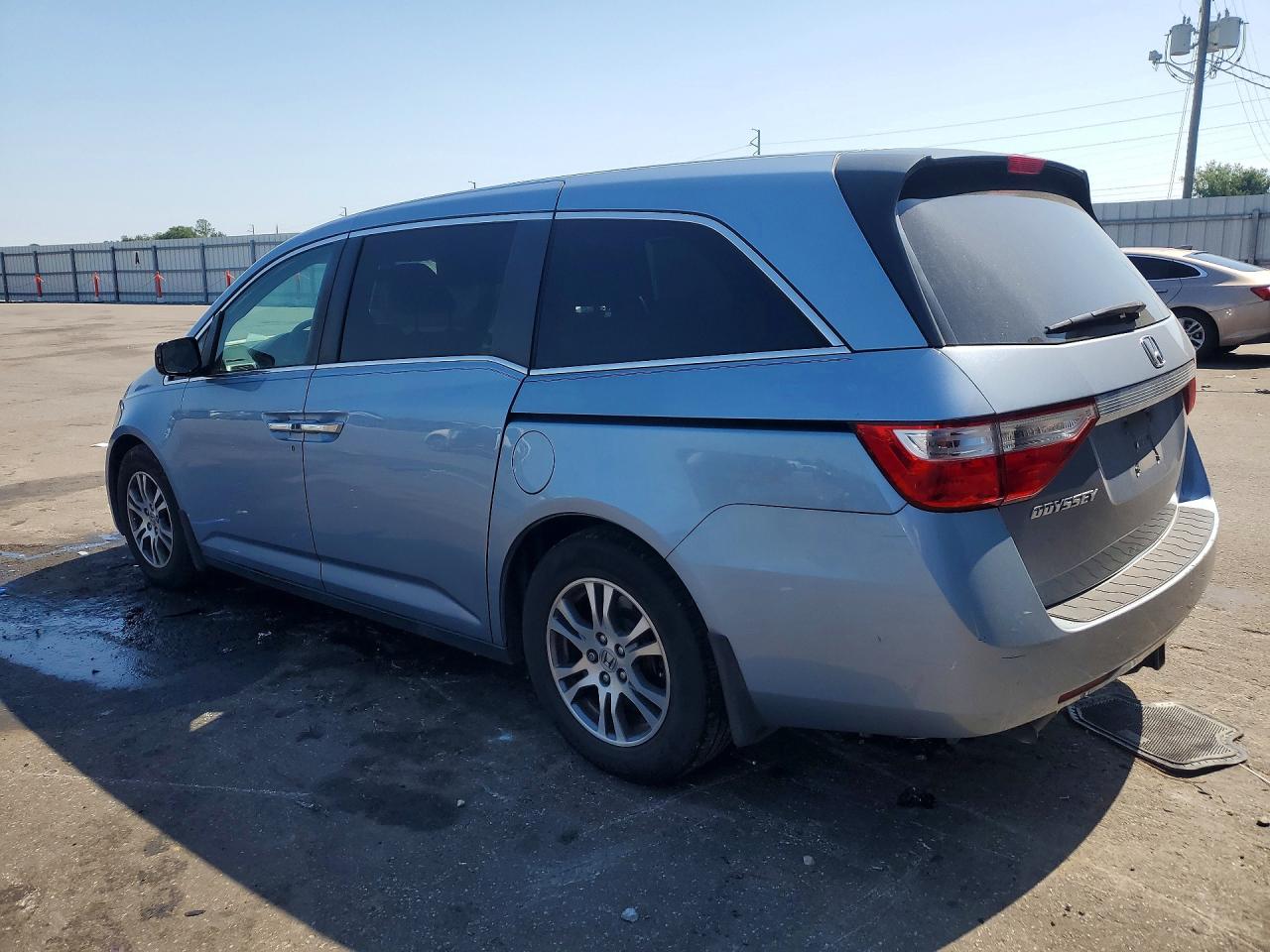 2013 Honda Odyssey Ex Blue vin: 5FNRL5H42DB078421