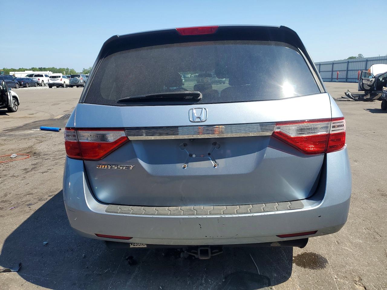2013 Honda Odyssey Ex Blue vin: 5FNRL5H42DB078421