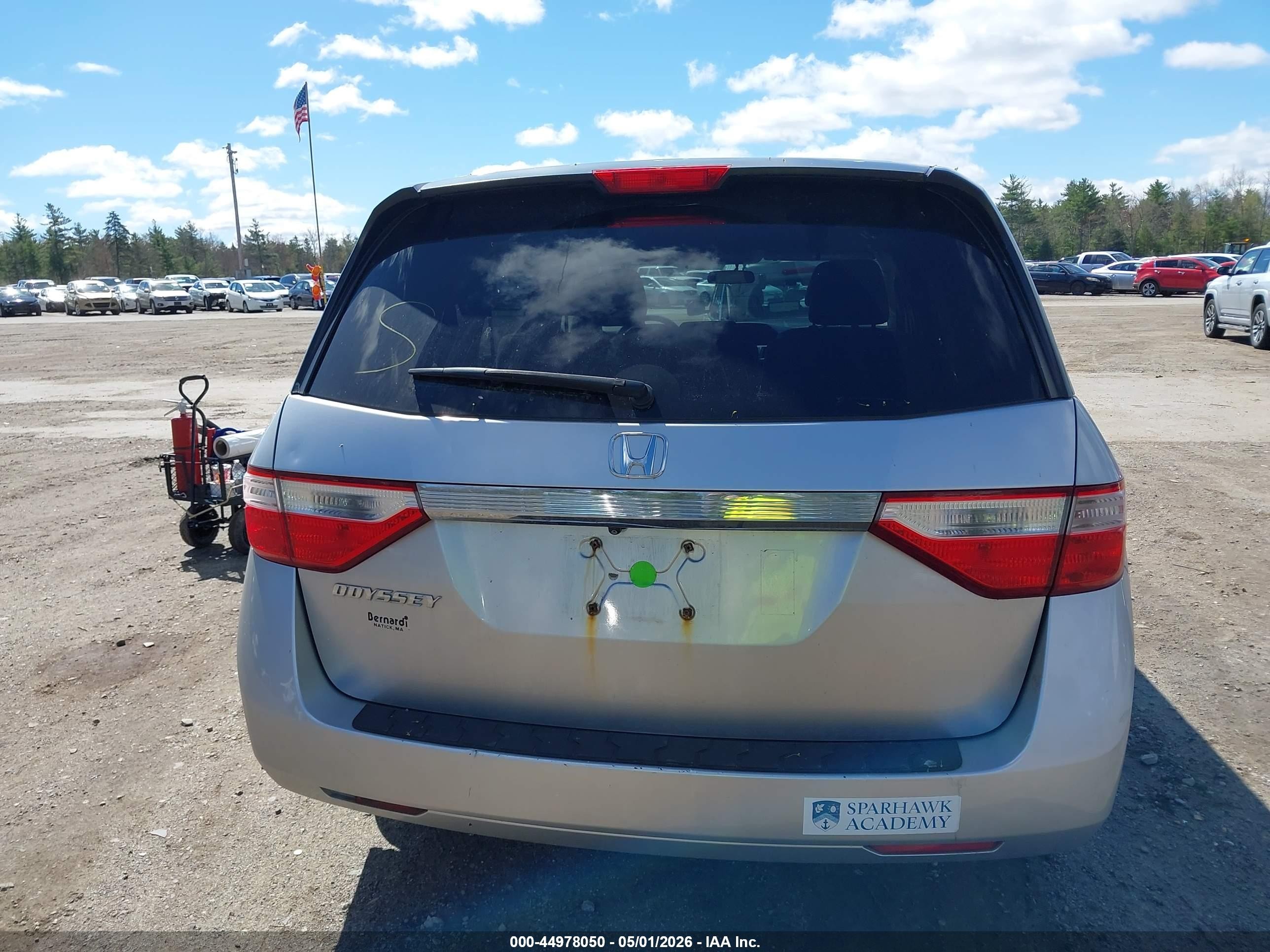 2013 Honda Odyssey Ex Silver vin: 5FNRL5H42DB082789