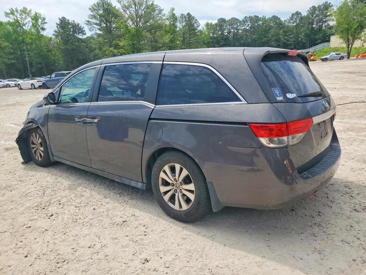 2014 Honda Odyssey Ex Gray vin: 5FNRL5H42EB018219