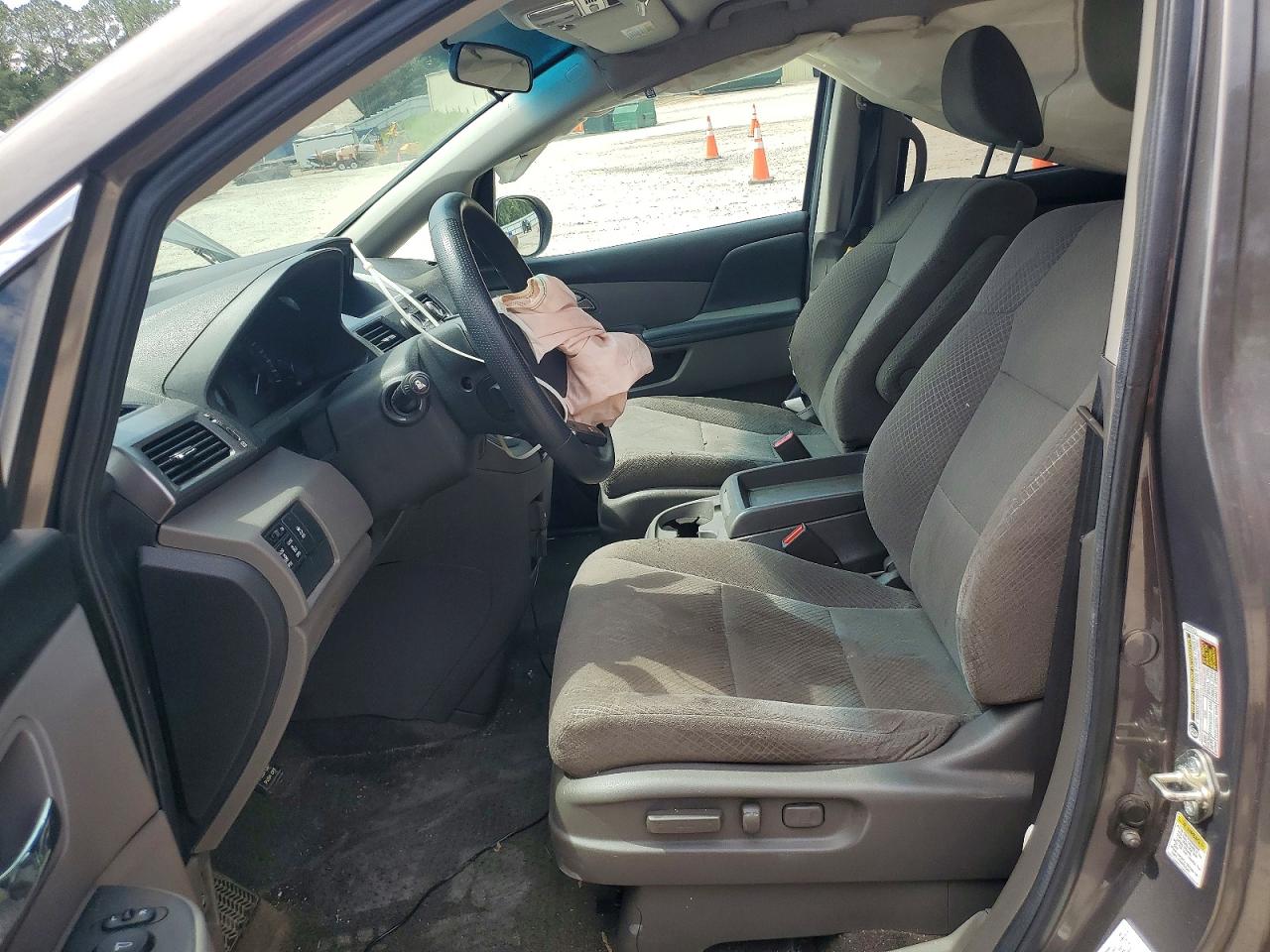 2014 Honda Odyssey Ex Gray vin: 5FNRL5H42EB018219
