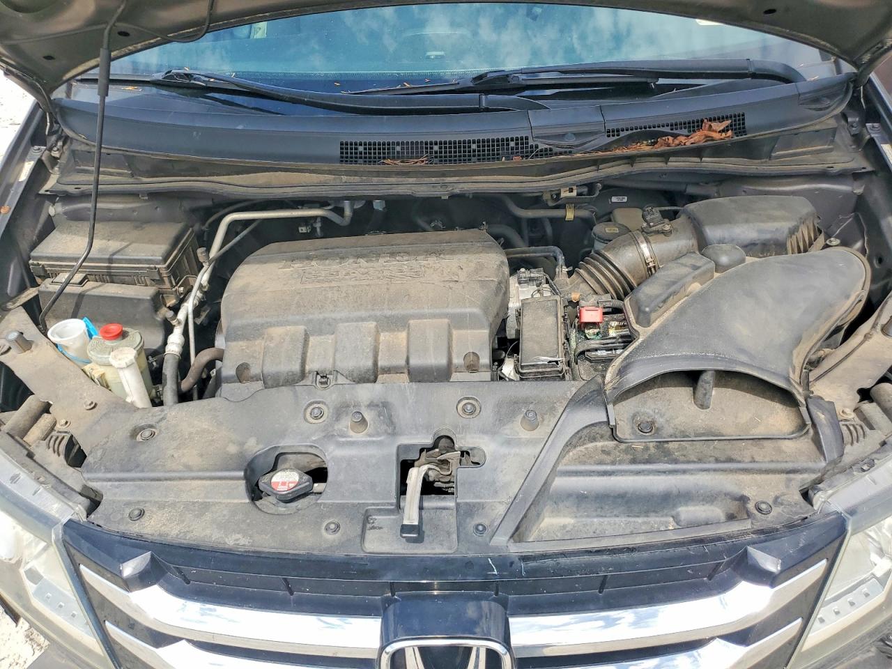 2014 Honda Odyssey Ex Gray vin: 5FNRL5H42EB018219