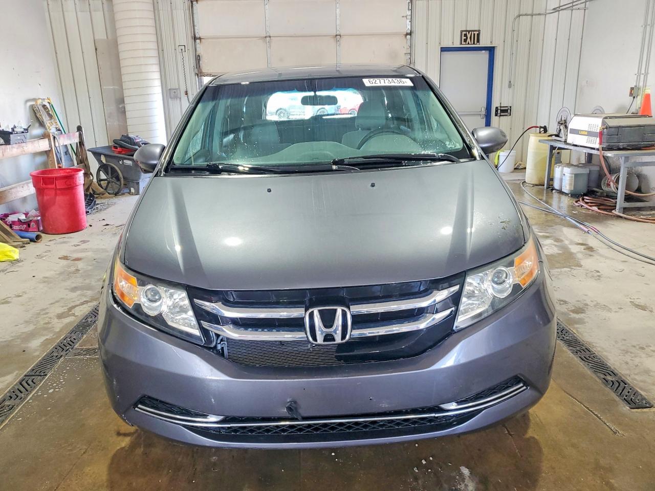2014 Honda Odyssey Ex Gray vin: 5FNRL5H42EB032010