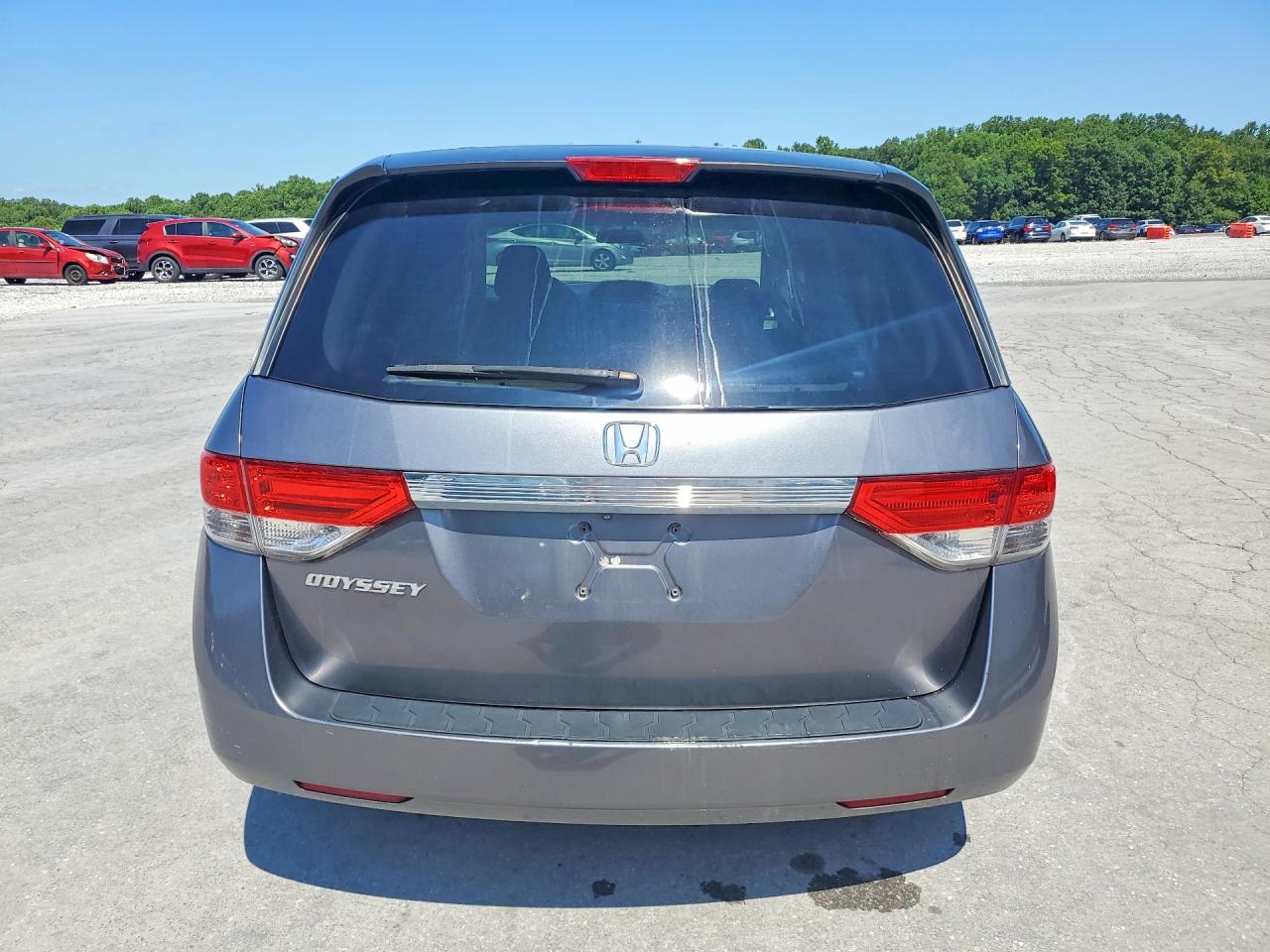 2014 Honda Odyssey Ex Gray vin: 5FNRL5H42EB032010
