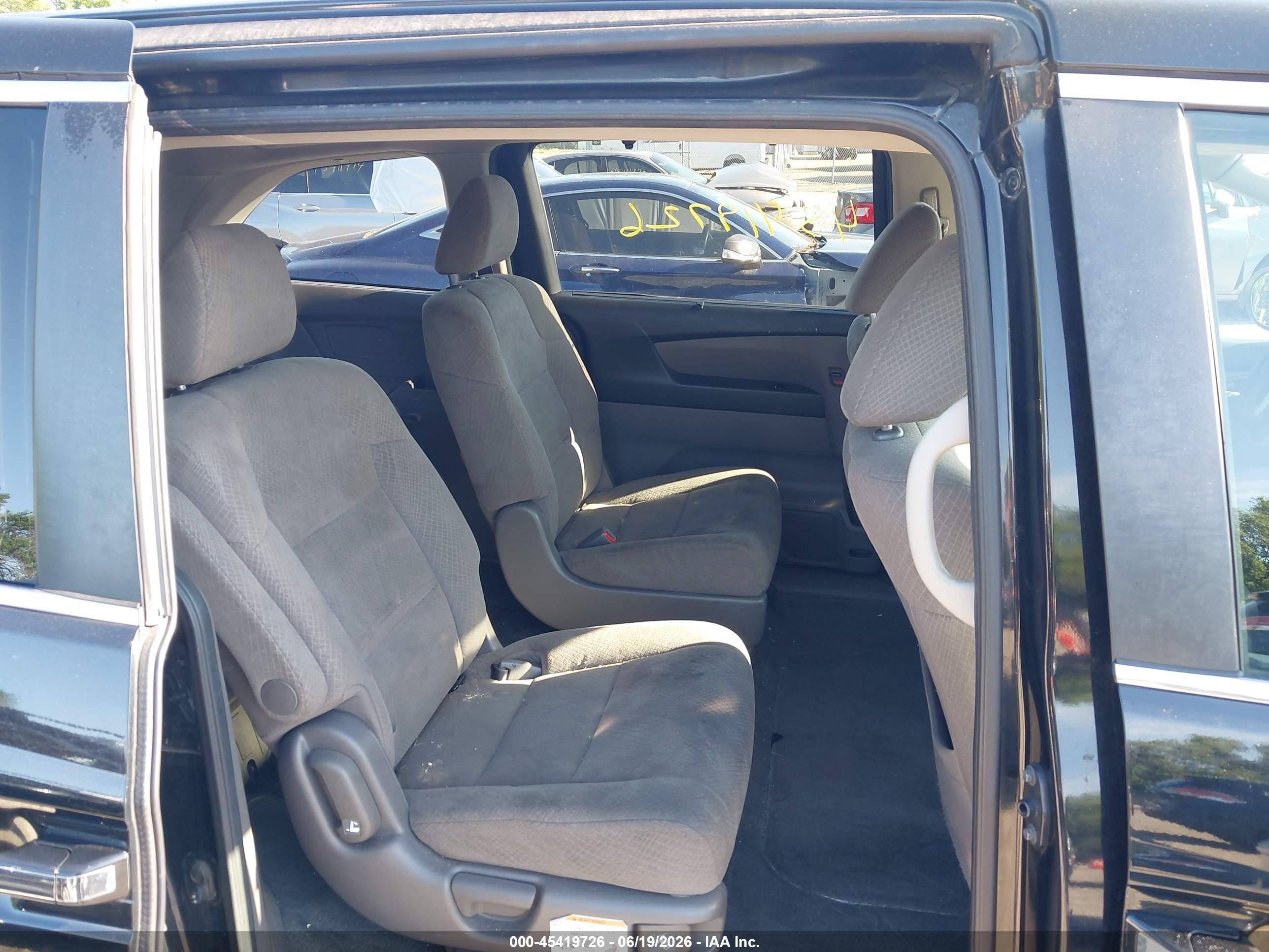 2014 Honda Odyssey Ex Черный vin: 5FNRL5H42EB032377