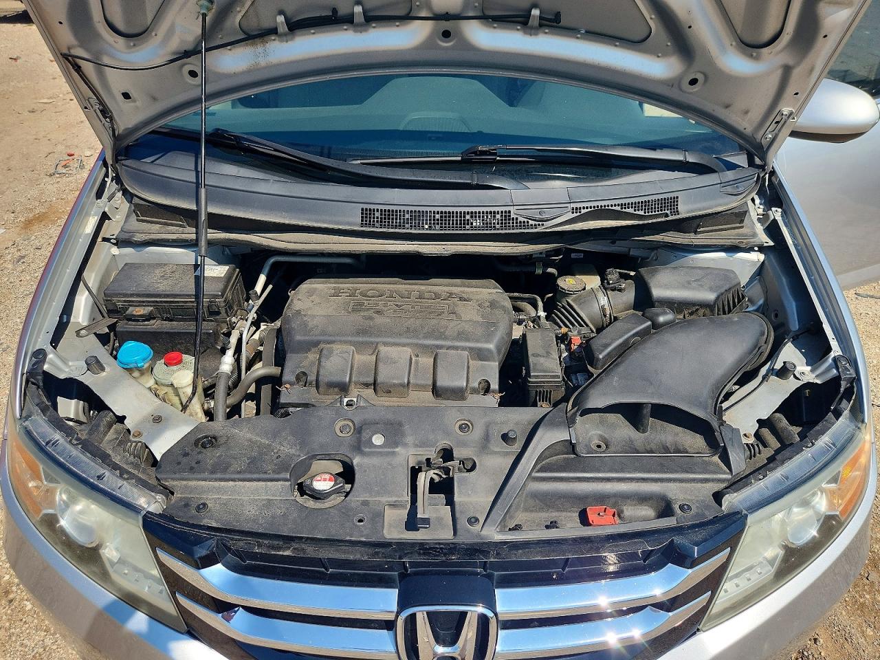 2014 Honda Odyssey Ex Silver vin: 5FNRL5H42EB058445