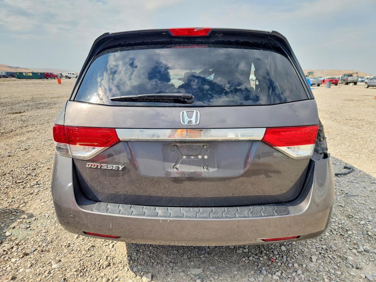 2014 Honda Odyssey Ex Gray vin: 5FNRL5H42EB064911