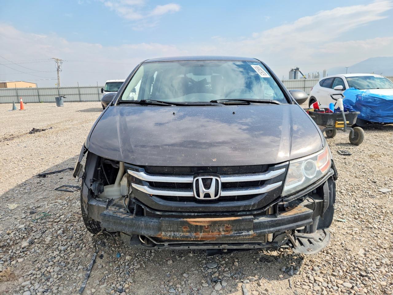 2014 Honda Odyssey Ex Gray vin: 5FNRL5H42EB064911