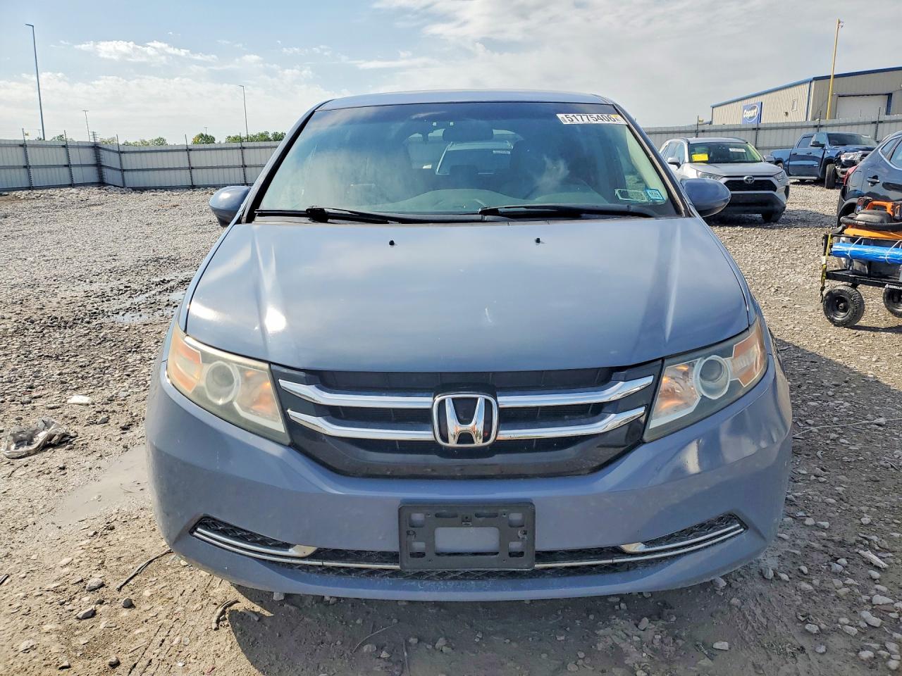 2014 Honda Odyssey Ex Blue vin: 5FNRL5H42EB097035