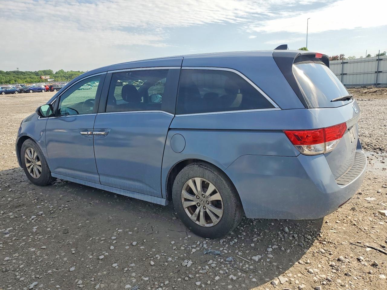 2014 Honda Odyssey Ex Blue vin: 5FNRL5H42EB097035
