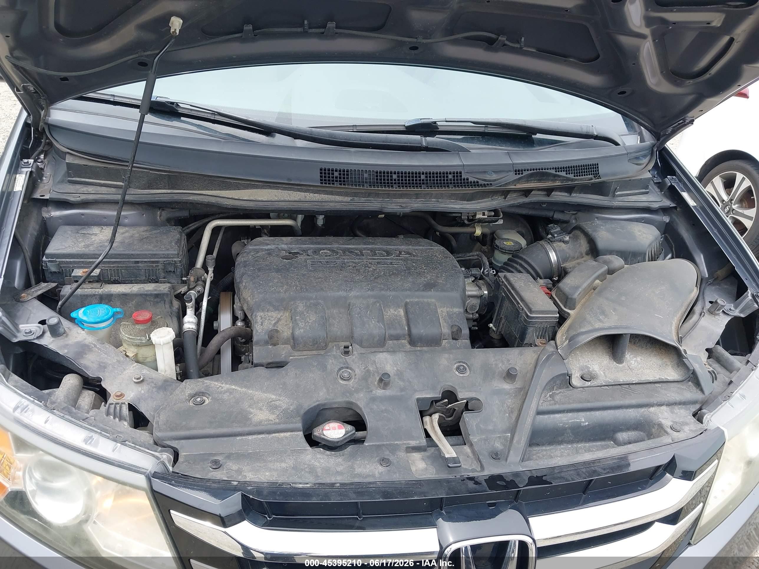 2014 Honda Odyssey Ex Gray vin: 5FNRL5H42EB097049
