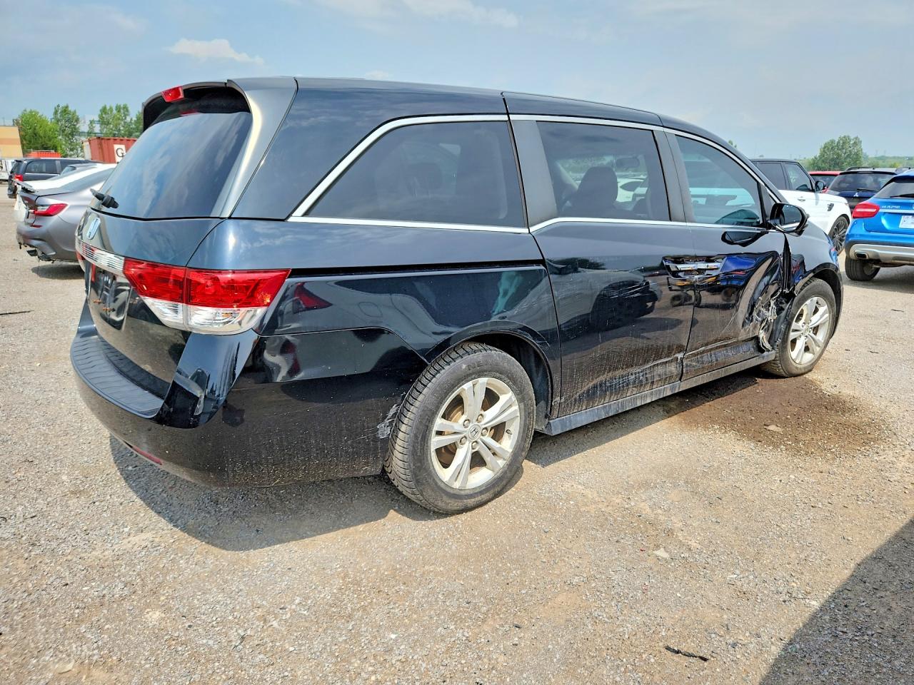 2014 Honda Odyssey Ex Black vin: 5FNRL5H42EB509793