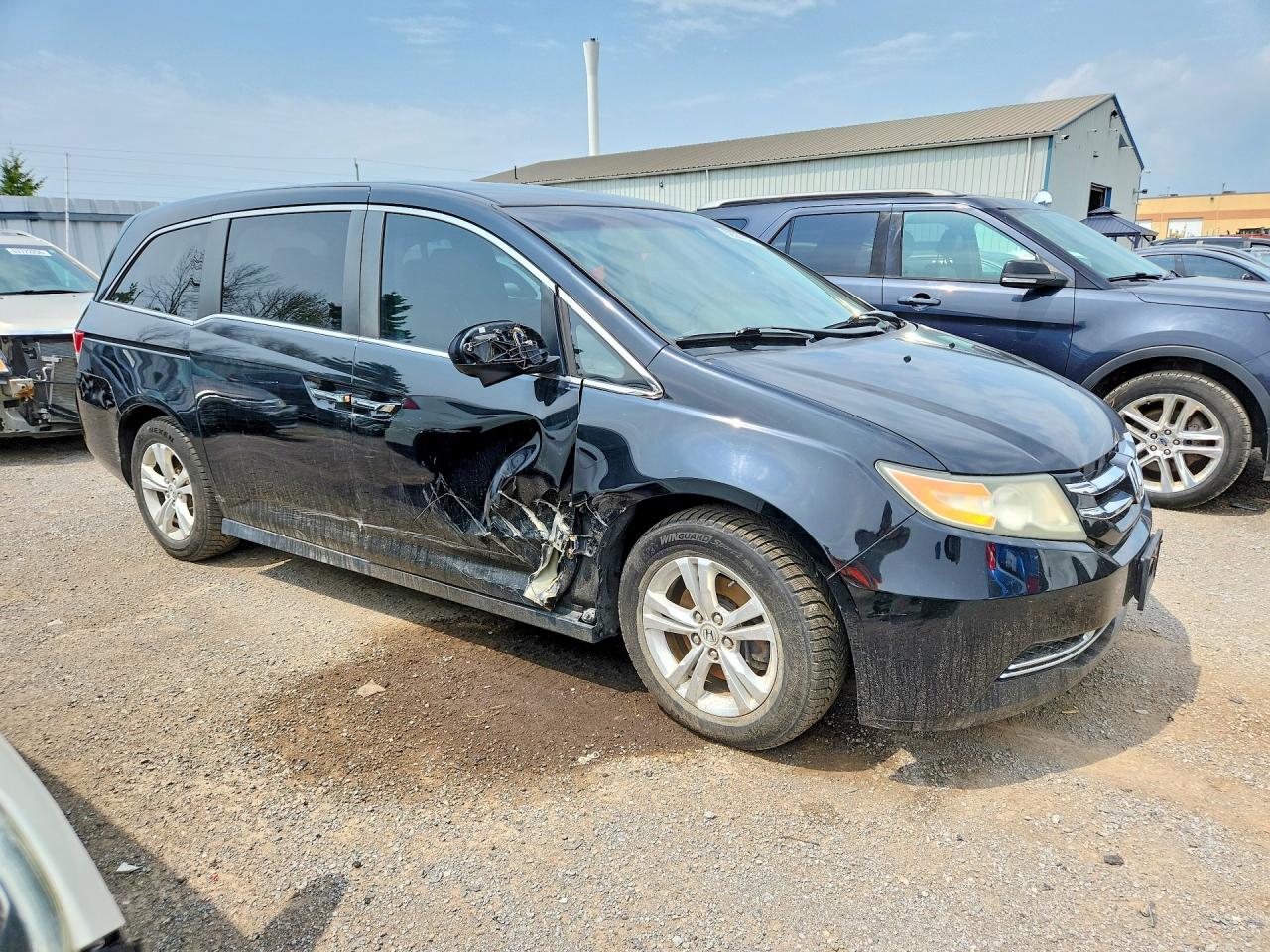 2014 Honda Odyssey Ex Black vin: 5FNRL5H42EB509793