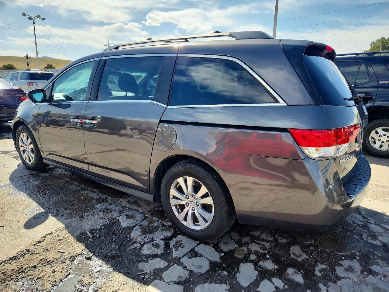 2015 Honda Odyssey Ex Gray vin: 5FNRL5H42FB001079
