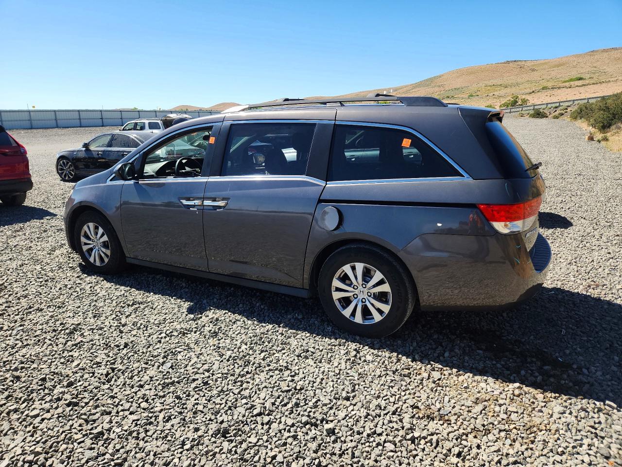2015 Honda Odyssey Ex Gray vin: 5FNRL5H42FB073271