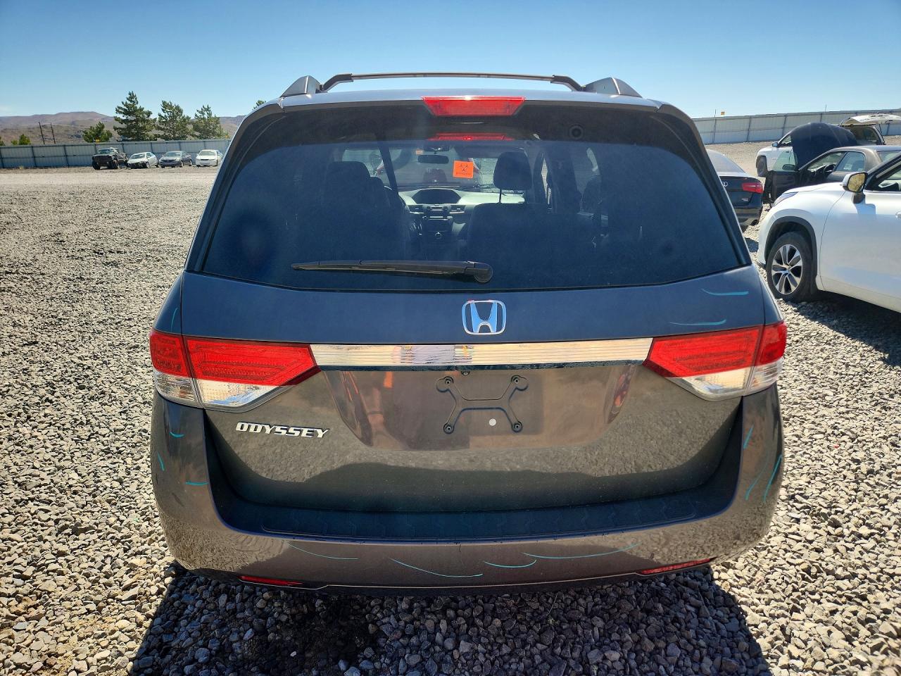 2015 Honda Odyssey Ex Gray vin: 5FNRL5H42FB073271