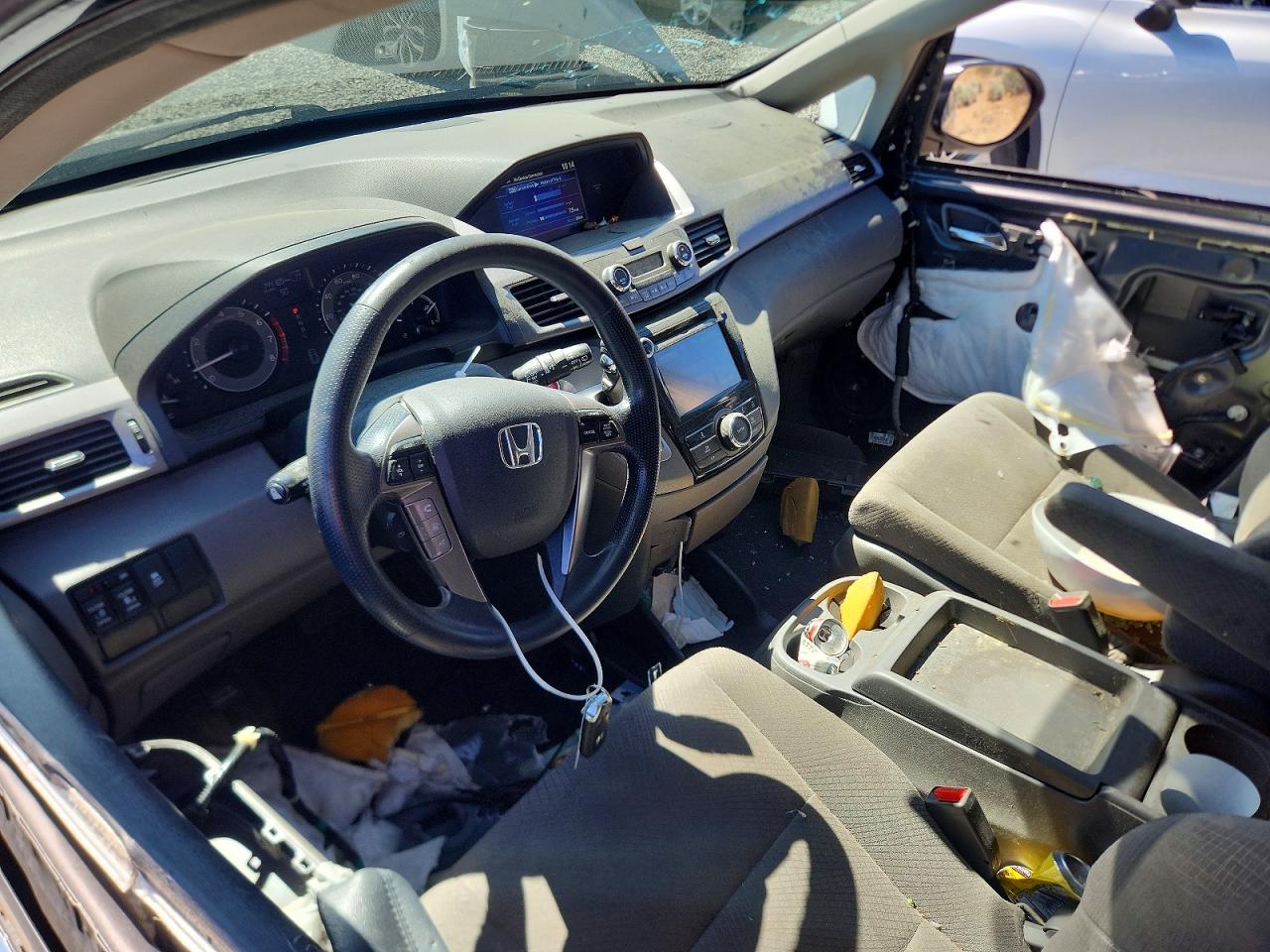 2015 Honda Odyssey Ex Gray vin: 5FNRL5H42FB073271