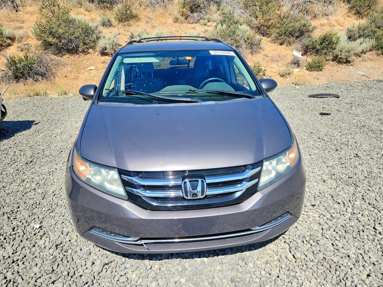 2015 Honda Odyssey Ex Gray vin: 5FNRL5H42FB073271