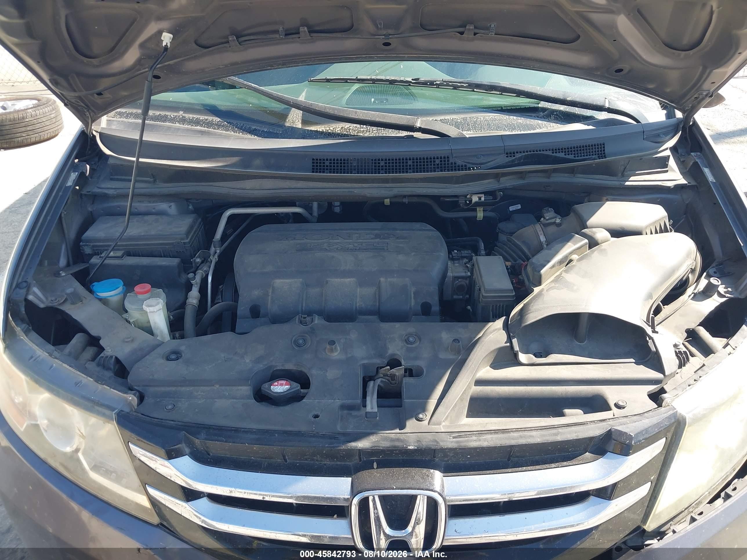 2015 Honda Odyssey Ex Gray vin: 5FNRL5H42FB083055