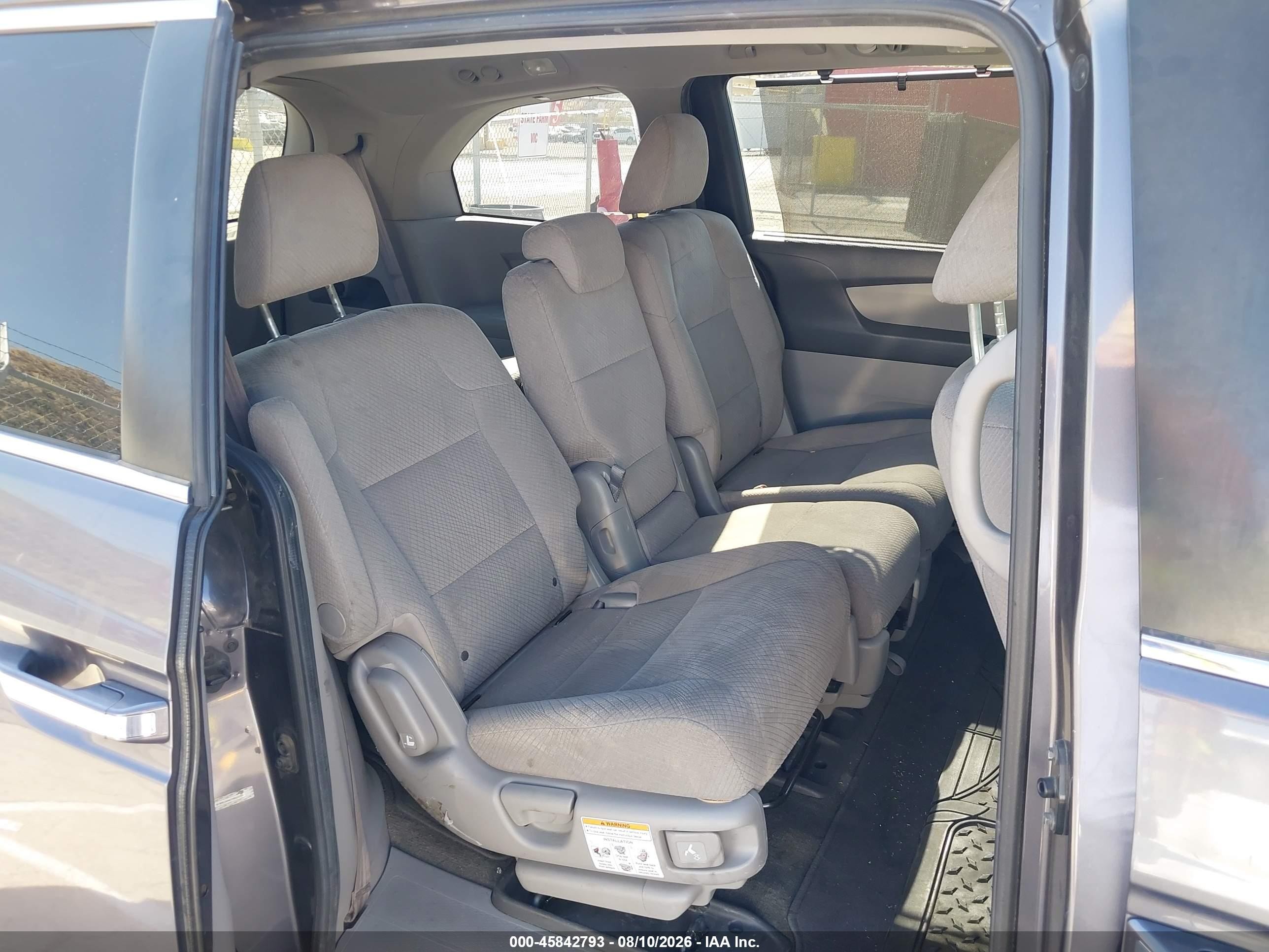 2015 Honda Odyssey Ex Gray vin: 5FNRL5H42FB083055