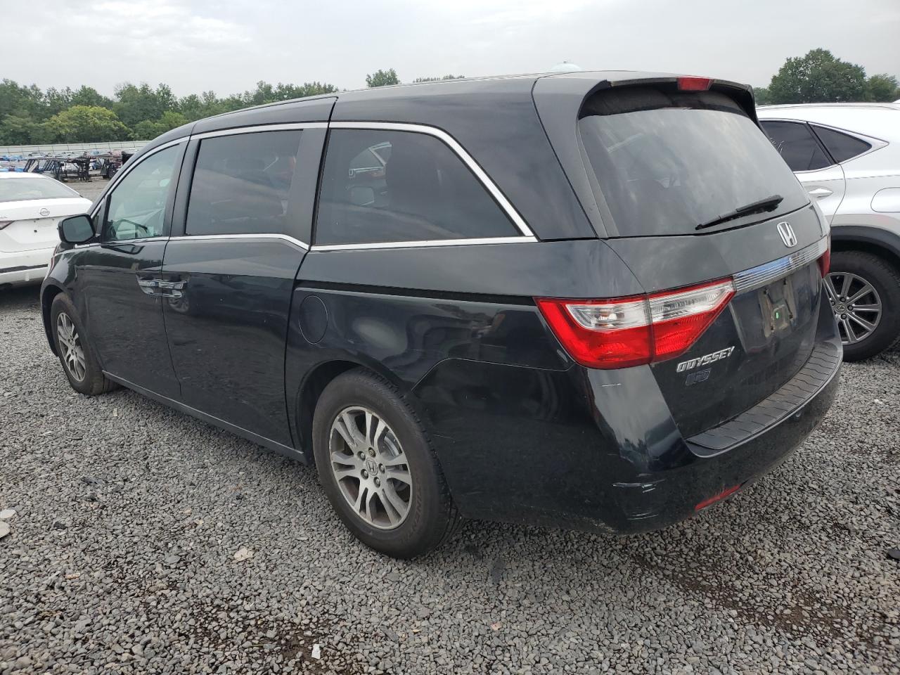 2011 Honda Odyssey Ex Black vin: 5FNRL5H43BB006527