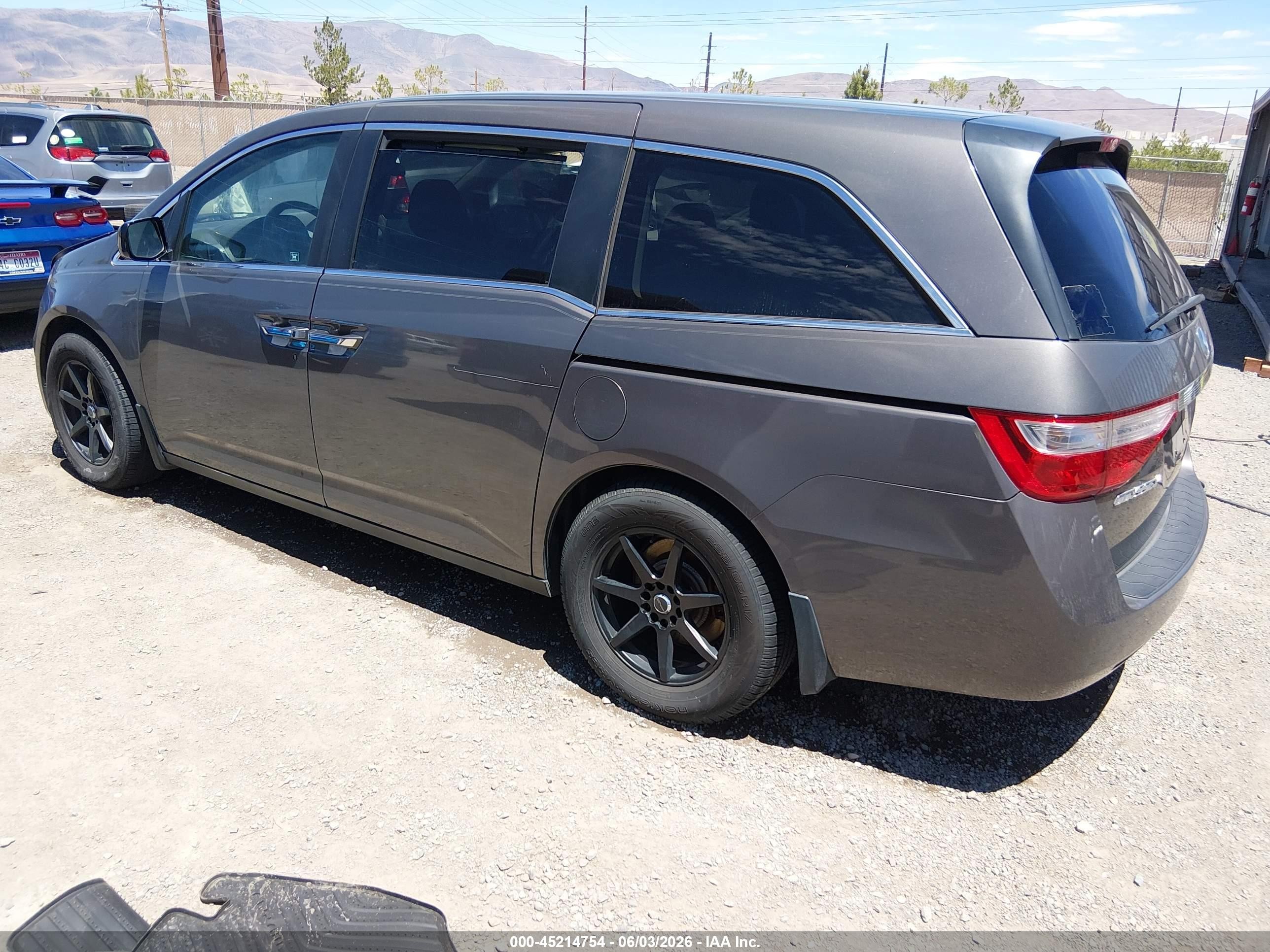2011 Honda Odyssey Ex Коричневый vin: 5FNRL5H43BB070213