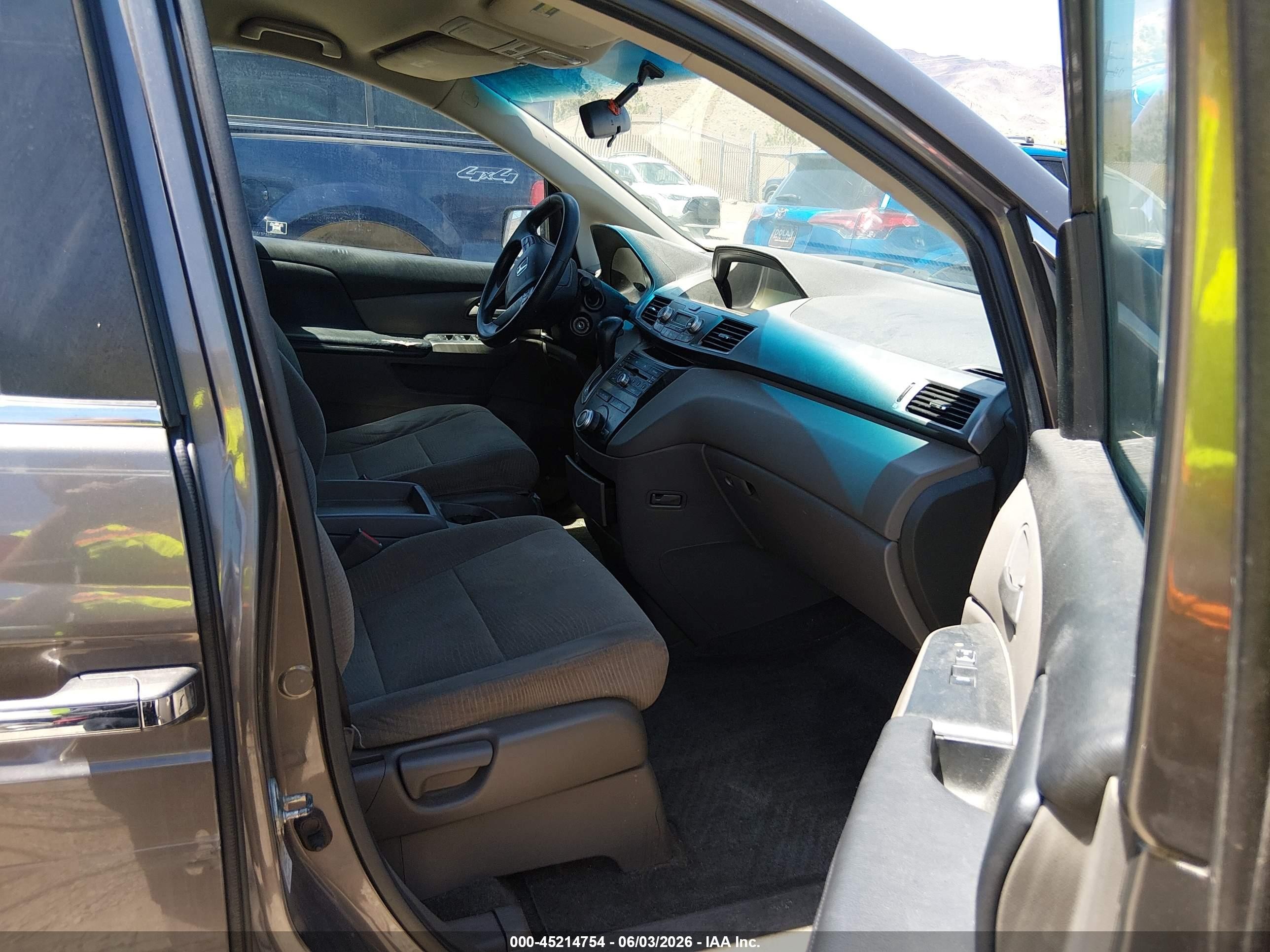 2011 Honda Odyssey Ex Коричневый vin: 5FNRL5H43BB070213