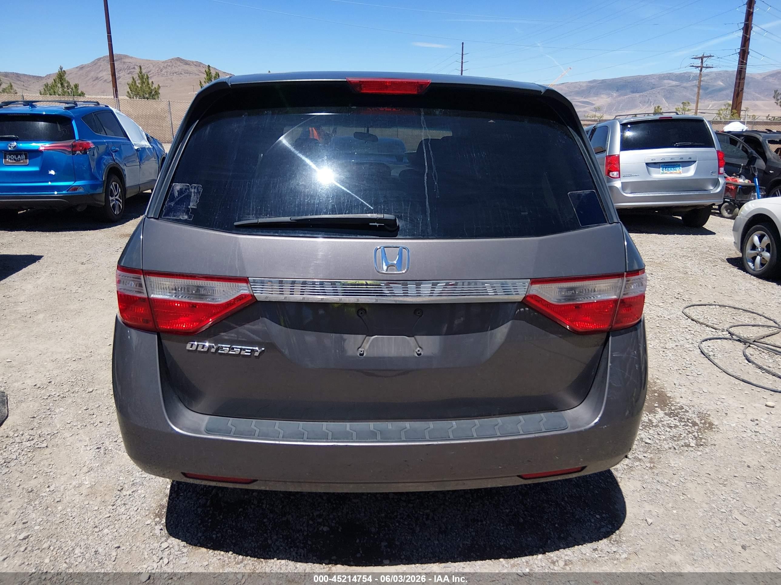 2011 Honda Odyssey Ex Коричневый vin: 5FNRL5H43BB070213