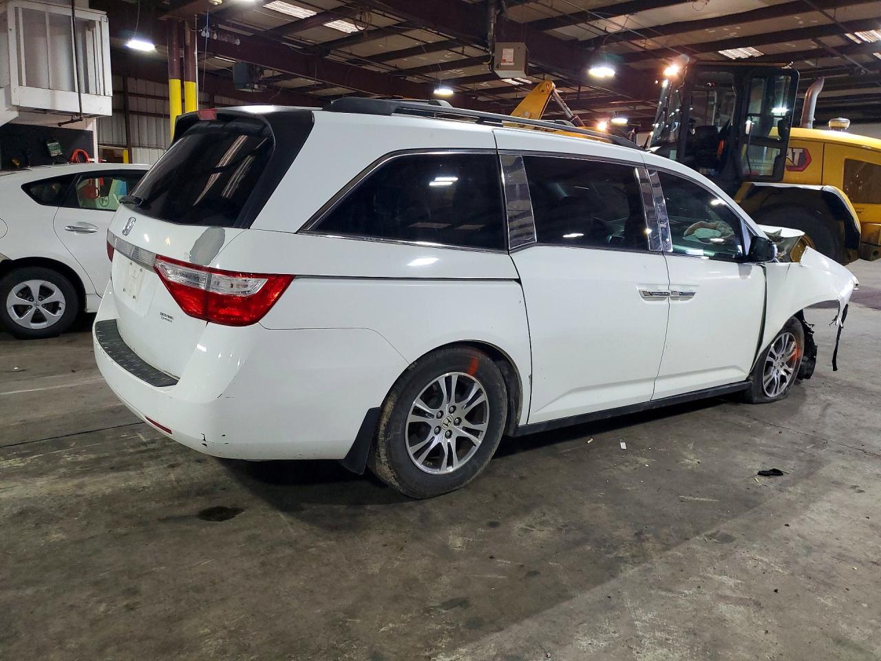 2012 Honda Odyssey Ex White vin: 5FNRL5H43CB021952