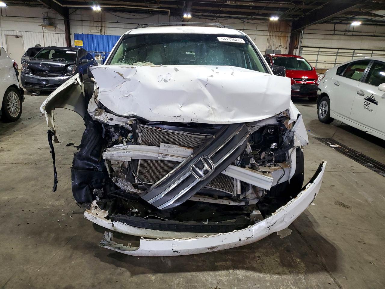 2012 Honda Odyssey Ex White vin: 5FNRL5H43CB021952