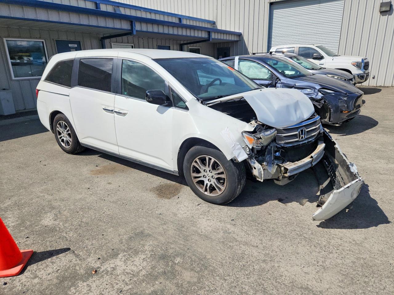 2012 Honda Odyssey Ex Белый vin: 5FNRL5H43CB028271