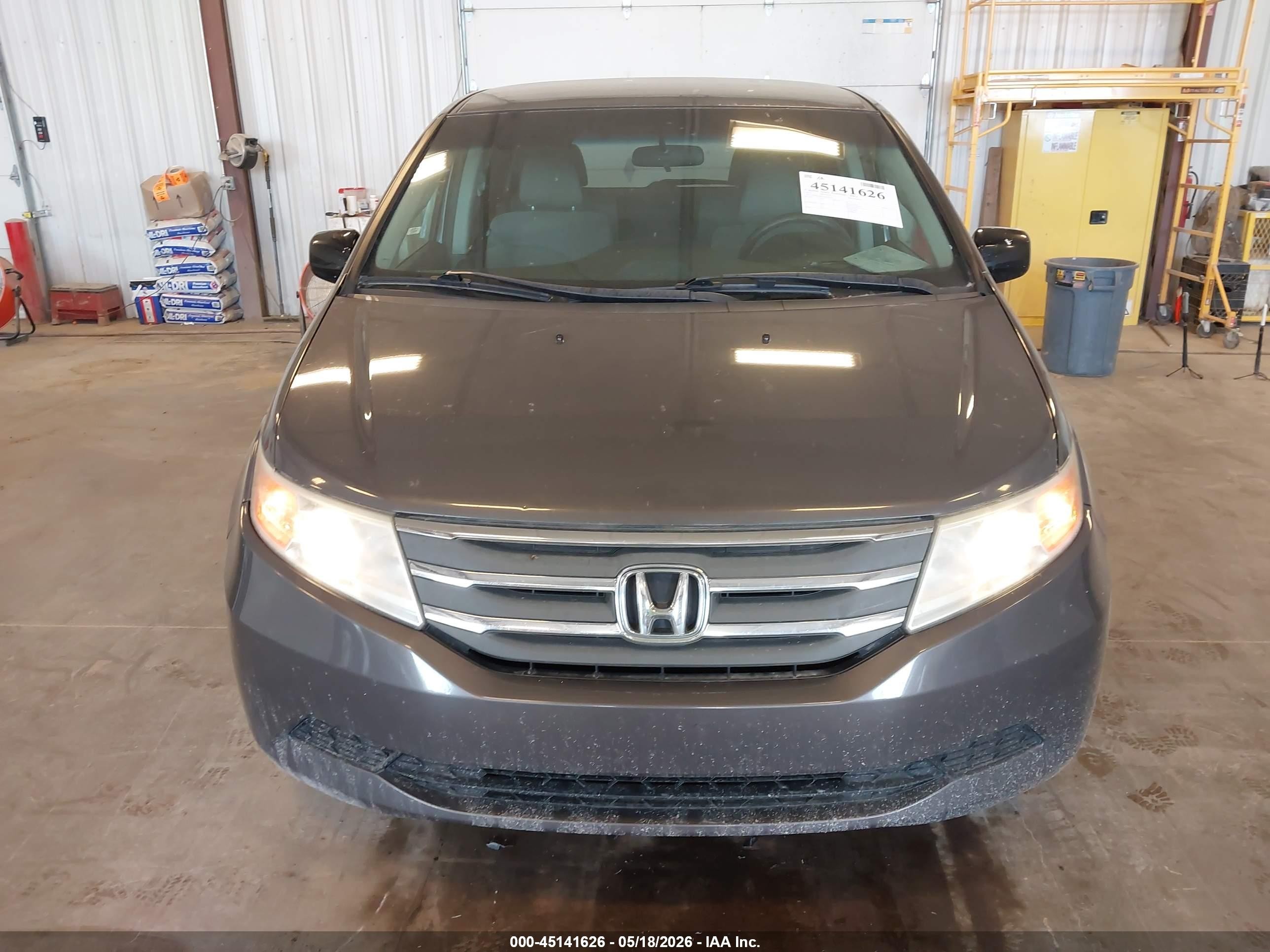 2012 Honda Odyssey Ex Gray vin: 5FNRL5H43CB109139